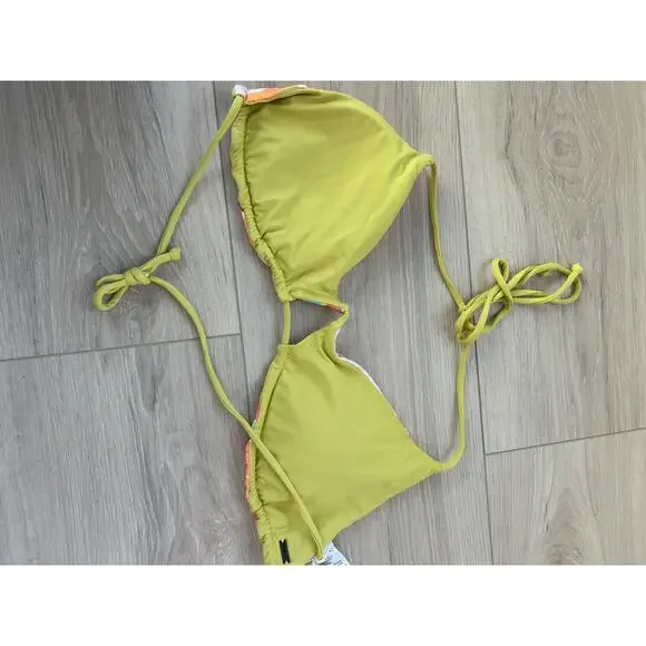 O'Neill Brasilia Floral Madrid Reversible Bikini Top NWT Size Large - Picture 5 of 6